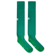 A pair of long, green athletic socks from Canterbury, featuring the Ireland 24 Home Sock logo in white near the top.