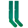 The Ireland Home Socks by Canterbury are long green rugby socks featuring white logo details near the calves, shown side by side on a plain white background.