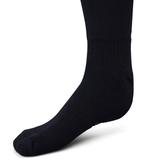 A close-up of a foot and lower leg wearing Canterbury Ireland 25/26 Alternate Socks, featuring ankle and arch support, photographed against a white background.