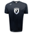 The South Orange County Raptors Tempo Vapodri T-Shirt by Canterbury features a black, short-sleeve design with a bold bird graphic and team logo on the chest in white and gray accents. Made by WRS Canterbury in the signature Vapodri style, this tee offers moisture-wicking properties for improved athletic performance.