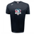 The SWFL Lady Hammerheads Tempo Vapodri T-Shirt by WRS Canterbury is a black short-sleeve sports tee with the team logo and shark on the front, plus a small Canterbury logo on the shoulder for moisture-wicking comfort.