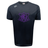 Black Canterbury Western Carolina University Tempo Vapodri T-Shirt featuring a short-sleeved design with a purple Western Carolina Rugby crest on the chest.