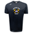 Black moisture-wicking Mother Lode Tempo Vapodri T-Shirt by Canterbury featuring a “Mother Lode Rugby” graphic with crossed pickaxes and a rugby ball.