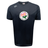 The Society of Iowa Rugby Referees Tempo Vapodri T-Shirt by WRS Canterbury features a black, short-sleeved design with a circular “Society of Iowa Rugby Referees” logo adorned with flowers on the chest and a discreet Canterbury insignia on the shoulder. Styled in the Vapodri tee tradition, this athletic t-shirt delivers moisture-wicking comfort to keep you cool throughout every match.