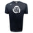 The Missoula All-Maggots Tempo Vapodri T-Shirt by WRS Canterbury features a striking white spiral design made of oval shapes across the chest and a small white logo on the right shoulder. Engineered with moisture-wicking Vapodri technology, this performance tee keeps you cool and comfortable during all athletic activities.