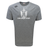 Introducing the Highlanders Rugby NC Tempo VapoDri T-Shirt by Canterbury from WRS Canterbury: a gray sports tee showcasing a white "Highlanders Rugby" logo and sword emblem on the front. It features VapoDri technology for superior moisture-wicking, along with a small Canterbury logo on the upper left.
