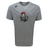 Stay cool in the Birmingham Iron Women's Football Tempo Vapodri T-Shirt by WRS Canterbury, featuring a moisture-wicking gray design and front-center logo with knight and sword.