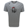 Stay cool in the Birmingham Iron Women's Football Tempo Vapodri T-Shirt by WRS Canterbury, featuring a moisture-wicking gray design and front-center logo with knight and sword.