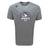 The SWFL Lady Hammerheads Tempo Vapodri T-Shirt by WRS Canterbury is a heather gray short-sleeve sports tee with a hammerhead shark logo, made from moisture-wicking fabric for comfort on and off the field.