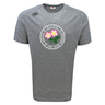 Show your support for Iowa rugby referees with the Society of Iowa Rugby Referees Tempo Vapodri T-Shirt by Canterbury. This gray short-sleeve performance shirt from WRS Canterbury features a circular “S.T.R.R. of Iowa Rugby Referees” chest logo accented with pink flowers and green leaves. Crafted for comfort and style, it’s the perfect athletic tee for active days both on and off the field.