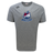 Grey SUNY Maritime Men’s Rugby Tempo Vapodri T-Shirt by Canterbury with a “Maritime Rugby” anchor and letter M logo on the chest.