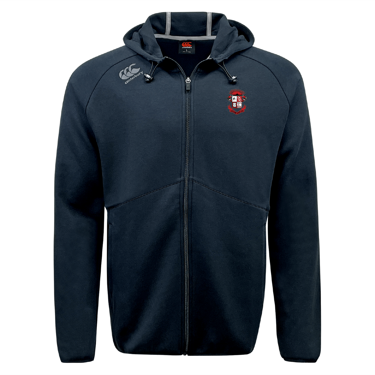 Battleship Rugby Club Tempo Vapodri Full-Zip Hoodie by Canterbury