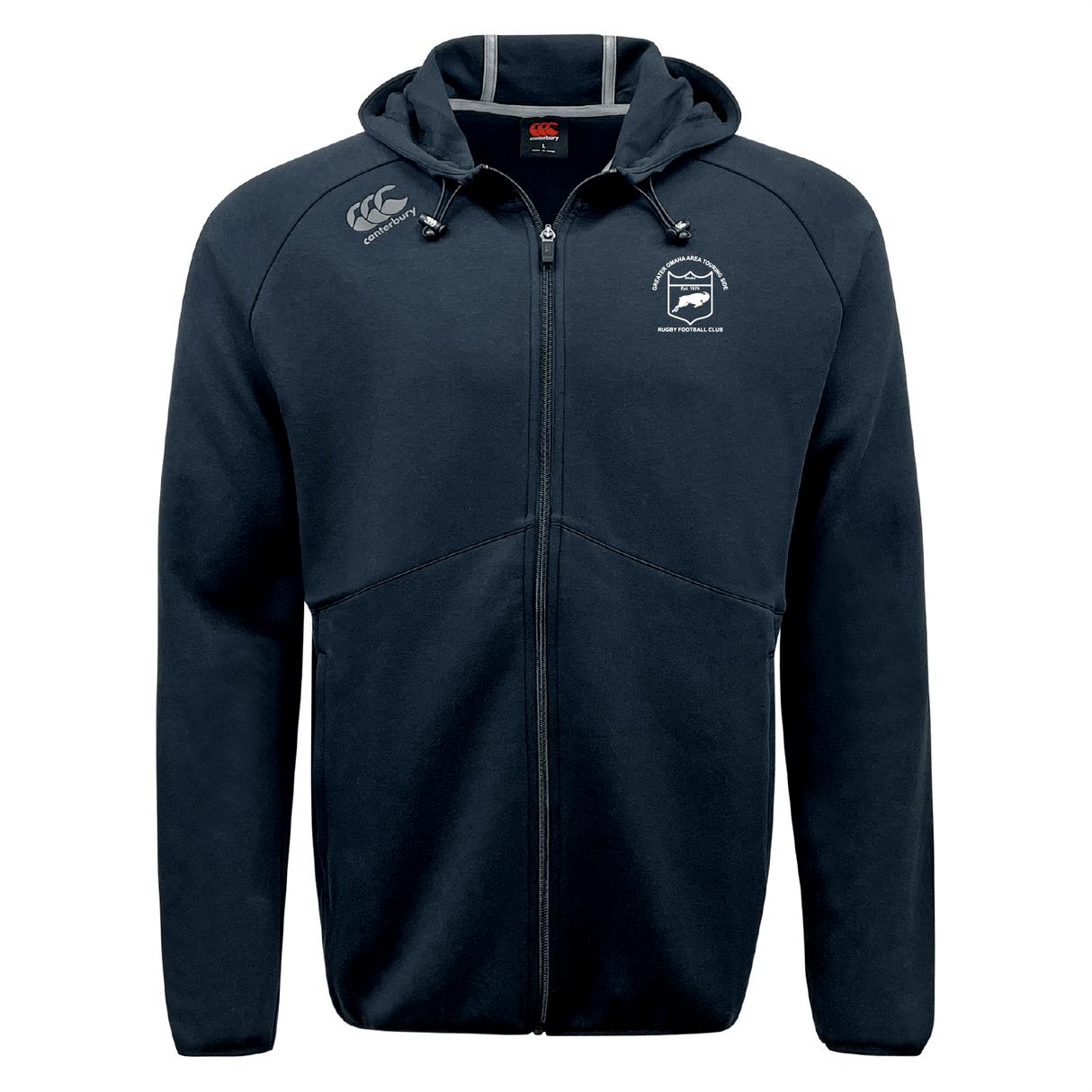 Omaha GOATS Rugby Tempo Vapodri Full-Zip Hoodie by Canterbury