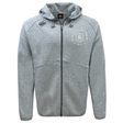 Light gray New Saint Andrews College Tempo Vapodri Full-Zip Hoodie by EMB Canterbury featuring a drawstring hood, embroidered chest logo, and Canterbury brand logo on the right side. This full-zip hoodie is made with VapoDri moisture-wicking fabric to keep you comfortable and dry throughout the day.