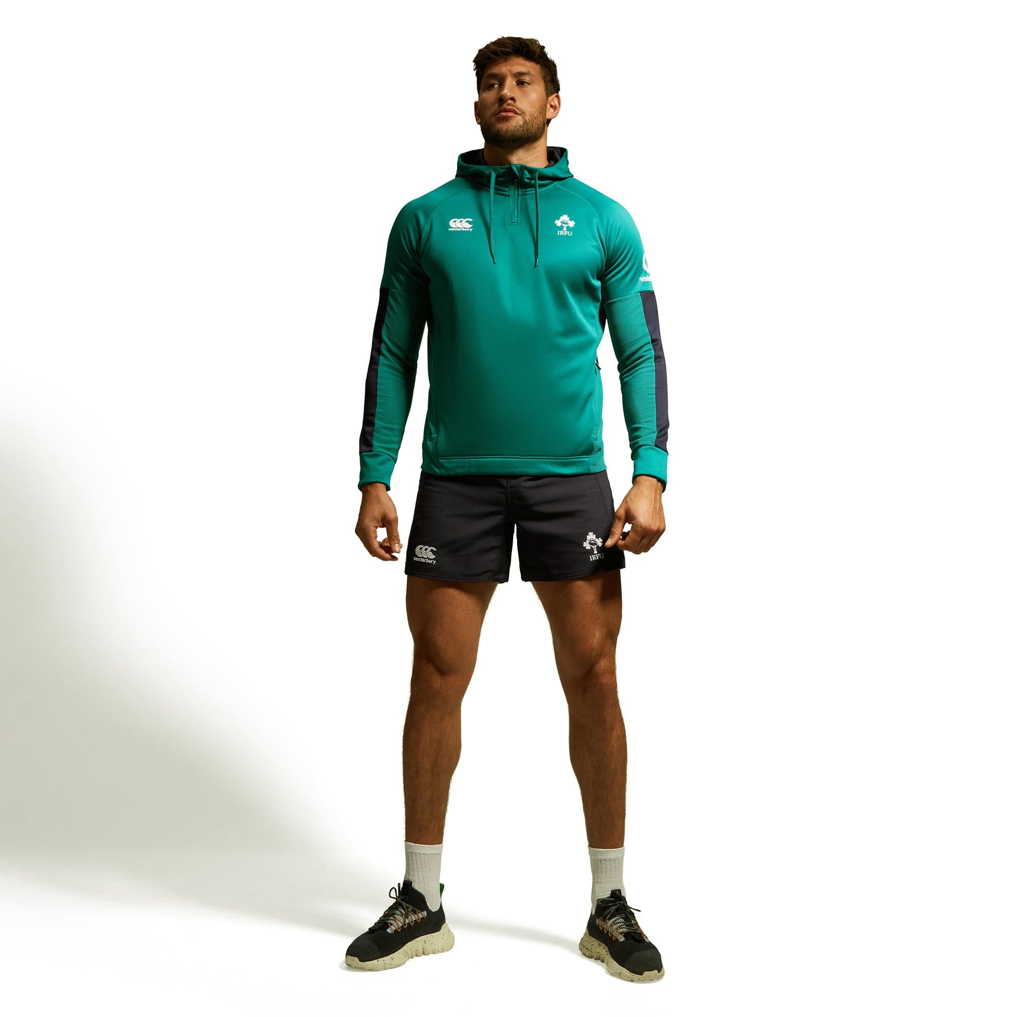 irish rugby half zip