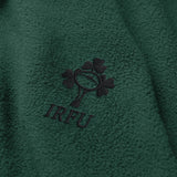 Crafted from green textured fabric and adorned with an embroidered IRFU logo that features a rugby ball and three shamrocks, the Ireland 26 Retro Fleece 1/4 Zip by Canterbury draws inspiration from classic Ireland Retro Fleece designs—making it the perfect Rugby Training Pullover for fans.