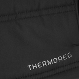 A close up of the Canterbury logo on a black jacket.