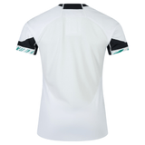 Back view of the super slim fit Ireland 24 Alternate Test Jersey by Canterbury, featuring black accents and green VapoDri details on the sleeves.