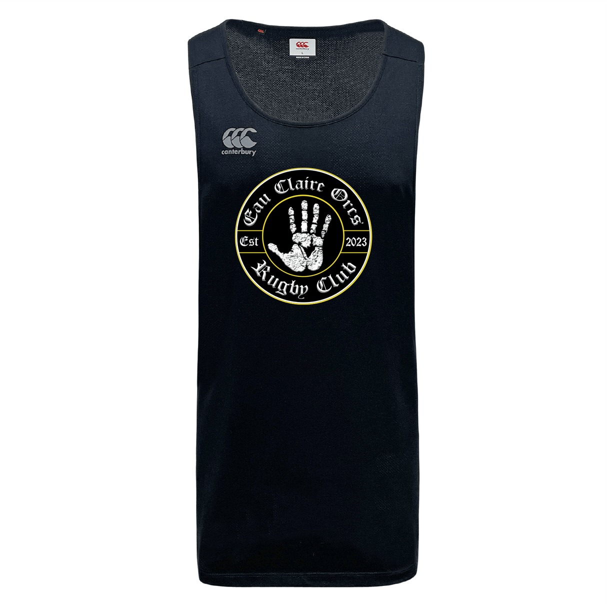 Eau Claire Orcs Tempo Vapodri Singlet by Canterbury