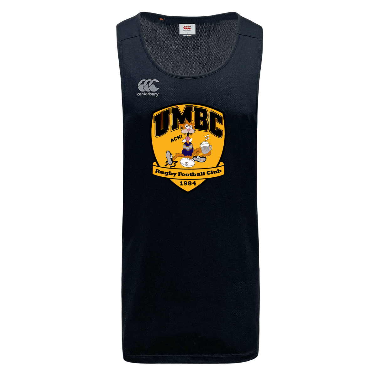 University of Maryland Baltimore County Rugby Tempo Vapodri Singlet by ...