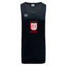 Black moisture-wicking Legion Academy Tempo Vapodri Singlet with a red “LEGION SD ACADEMY” shield logo on the chest.