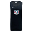Stay cool and dry in the SWFL Lady Hammerheads Tempo Vapodri Singlet by WRS Canterbury, a black sleeveless athletic top with the team logo on the front and moisture-wicking technology for intense workouts.