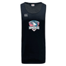 Stay cool and dry in the SWFL Lady Hammerheads Tempo Vapodri Singlet by WRS Canterbury, a black sleeveless athletic top with the team logo on the front and moisture-wicking technology for intense workouts.