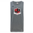 The Southern Pines Youth Rugby Tempo Vapodri Singlet by WRS Canterbury is a gray tank top made from recycled polyester, featuring the "Southern Pines Youth Rugby" crest with a shield, red and black sections, letters "S" and "P," a ram, and a ball. Experience comfort with advanced VapoDri technology.