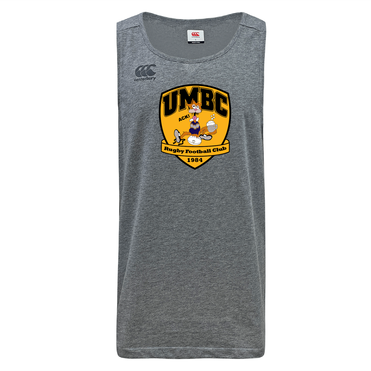 University of Maryland Baltimore County Rugby Tempo Vapodri Singlet by Canterbury