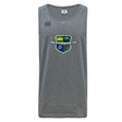 The Kingwood Rugby Tempo Vapodri Singlet by WRS Canterbury features a moisture-wicking recycled polyester build, with the Kingwood Rugby crest and Canterbury logo.
