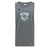 The Milwaukee Barbarians Rugby Tempo Vapodri Singlet by WRS Canterbury is a gray sleeveless shirt made from moisture-wicking recycled polyester, featuring the team's crest logo in white, blue, and gold on the chest.