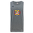The Potomac Exiles Rugby Club Tempo Vapodri Singlet by WRS Canterbury is a gray sleeveless athletic shirt made from recycled polyester and equipped with advanced Vapodri technology for superior moisture management. Featuring the Canterbury logo and a bold "X" graphic that incorporates state flags, laurel wreaths, and "2014" on the front, this classic CCC Tempo Singlet delivers both performance and style.