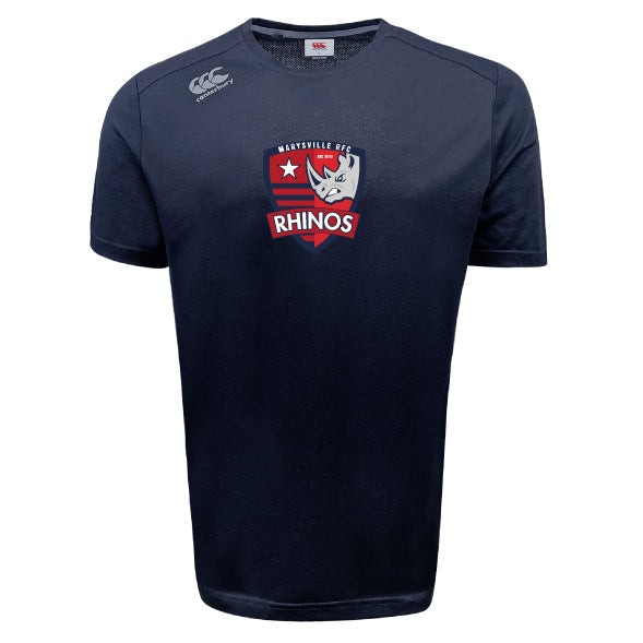Marysville Rhinos Tempo Vapodri T-Shirt by Canterbury