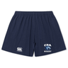 Enjoy supreme comfort with Canterbury's Christian Brothers Academy Rugby Yokohama shorts in navy. Made from lightweight fabric, they feature the "CRA Rugby" emblem on one leg and the Canterbury logo on the other, ideal for play and daily wear.