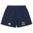Navy blue Takoma Touch Rugby Yokohama Short by Canterbury, featuring a logo on the left leg and a rooster crest with the text “Takoma TRFC” on the right leg.