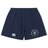 Introducing the New Saint Andrews College Yokohama Short by EMB Canterbury: these navy blue athletic rugby shorts display “New Saint Andrews RFC” and a crest on one leg, with the iconic Canterbury logo on the other.