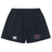 The Santa Rosa Youth Rugby Yokohama Short by EMB Canterbury features a navy blue design with an elastic waistband for optimal comfort and durability. The left leg is adorned with the Canterbury logo, while the right leg displays “Santa Rosa Youth Rugby” alongside a rose emblem. Perfect for any match or training session, these Yokohama style rugby shorts are made to withstand the rigors of play.