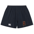Black Aging Alabama Rugby Players Yokohama Short by Canterbury featuring a logo of a hockey player silhouette over the state of Alabama.