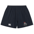 The EMB Canterbury Birmingham Iron Women’s Football Yokohama Short features an elastic waistband, the iconic Canterbury logo on the left leg, and a red and white Iron emblem on the right—ideal for your Yokohama Short collection.