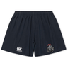 The EMB Canterbury Birmingham Iron Women’s Football Yokohama Short features an elastic waistband, the iconic Canterbury logo on the left leg, and a red and white Iron emblem on the right—ideal for your Yokohama Short collection.