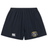 The Winchester Cannons Yokohama Short by EMB Canterbury features lightweight, durable navy fabric, an elastic waistband, the Canterbury logo on the left leg, and a crest patch on the right leg.
