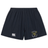 The Hornets Rugby Club 1977 Yokohama Short by EMB Canterbury features a navy blue design, classic Canterbury logo on the left leg, and the Hornets Rugby Club emblem on the right leg in the popular Yokohama short style.