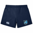 The Minneapolis Mayhem Rugby Women’s Yokohama Short by Canterbury, from EMB Canterbury, offers a secure fit and lasting comfort with its lightweight, durable navy blue fabric. Featuring the Canterbury logo on the left leg and the Minneapolis Mayhem Rugby club crest on the right, these women’s rugby shorts are perfect for both performance and style.