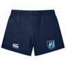 The Minneapolis Mayhem Rugby Women’s Yokohama Short by Canterbury, from EMB Canterbury, offers a secure fit and lasting comfort with its lightweight, durable navy blue fabric. Featuring the Canterbury logo on the left leg and the Minneapolis Mayhem Rugby club crest on the right, these women’s rugby shorts are perfect for both performance and style.