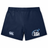 The Play Rugby USA Women’s Yokohama Short by EMB Canterbury features classic navy blue Vapodri fabric for superior comfort and breathability. These rugby shorts display both the Canterbury and Play Rugby USA logos on the front, and are pictured laid flat against a plain background.