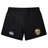 The RVA T.R.C. Women’s Yokohama Short by EMB Canterbury features a black design with the iconic Canterbury logo on the left leg and the RVA rugby club crest on the right, made from lightweight Vapodri fabric for maximum comfort—ideal women’s rugby shorts, shown against a plain white background.