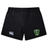 Black Rock Rugby Women’s Yokohama Short by Canterbury featuring a white logo on the left leg and a green and black “Rock Rugby Lions” shield emblem on the right.