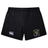 Introducing the Hornets Rugby Club 1977 Women's Yokohama Short by Canterbury—crafted by EMB Canterbury. These black rugby shorts feature the classic Canterbury logo on the left leg, while the right leg showcases a bold yellow hornet and "Hornets Rugby Club 1977" detailing. Designed for optimal performance and contemporary style, these women's rugby shorts are perfect for training sessions and match days alike.