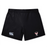 The Superior Rugby Club Women's Yokohama Short by Canterbury, from EMB Canterbury, are black rugby shorts with the Canterbury logo on the left leg and Superior Rugby logo on the right—ideal for rugby fans.