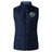 The Kingwood Rugby Women's Elite Microlite Gilet by EMB Canterbury is a navy blue puffer vest featuring insulated baffles and a 2004 Kingwood Rugby crest on the left chest.